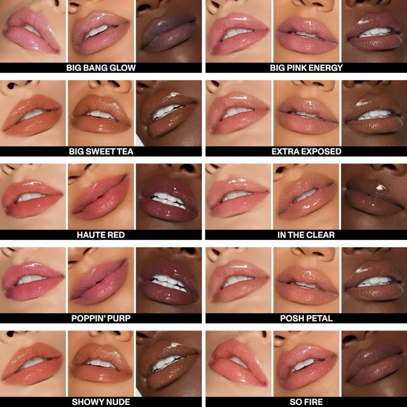 💛 Morphe Make It Big Plumping Lip Gloss Trio - NWT - Picture 9 of 15